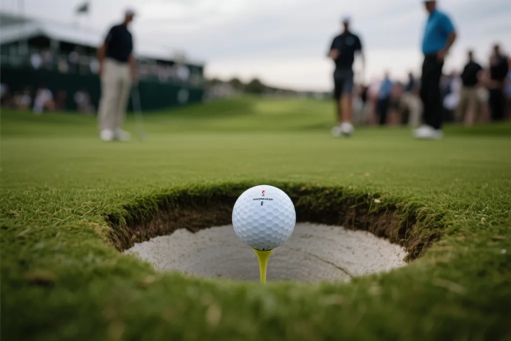 美国公开赛果岭边的紧张时刻