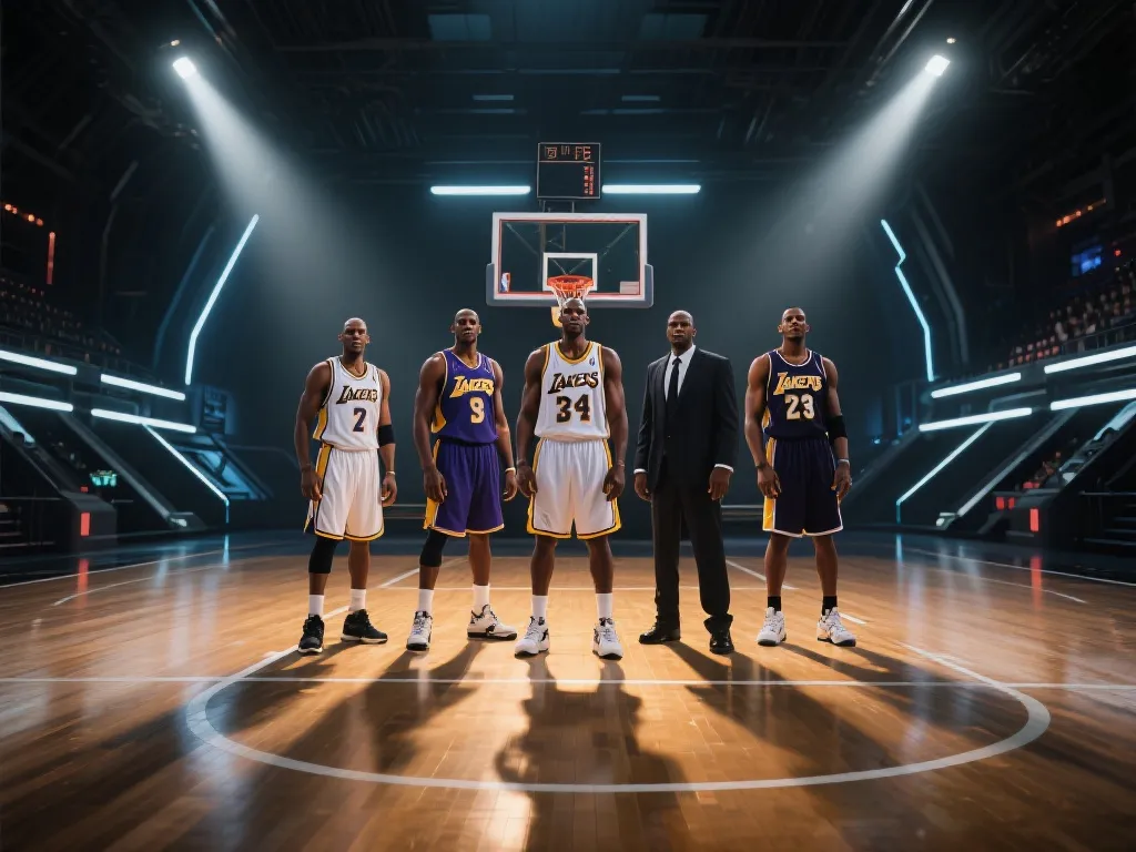 NBA历史最佳阵容，传奇球星集结