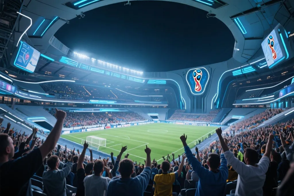 高科技世界杯场馆内景